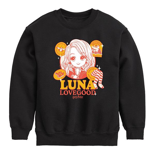 Мягкая флисовая толстовка для мальчиков с длинными рукавами Harry Potter Luna Lovegood Harry Potter