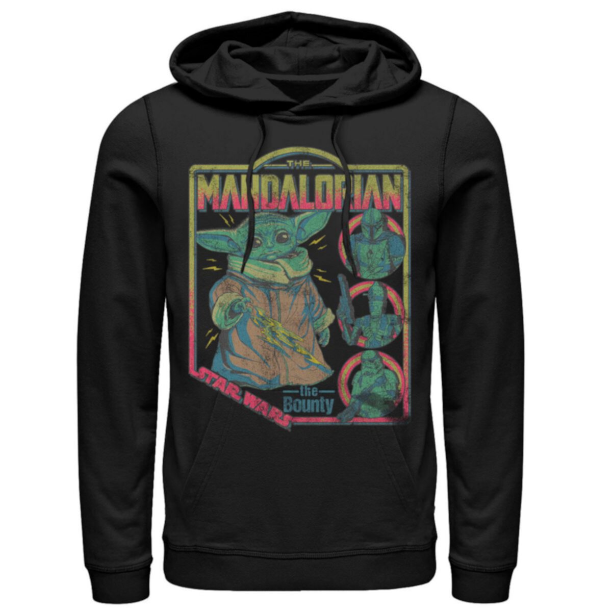 Мужская Футболка Star Wars The Mandalorian The Child Bounty Comic Cover Graphic Hoodie Star Wars