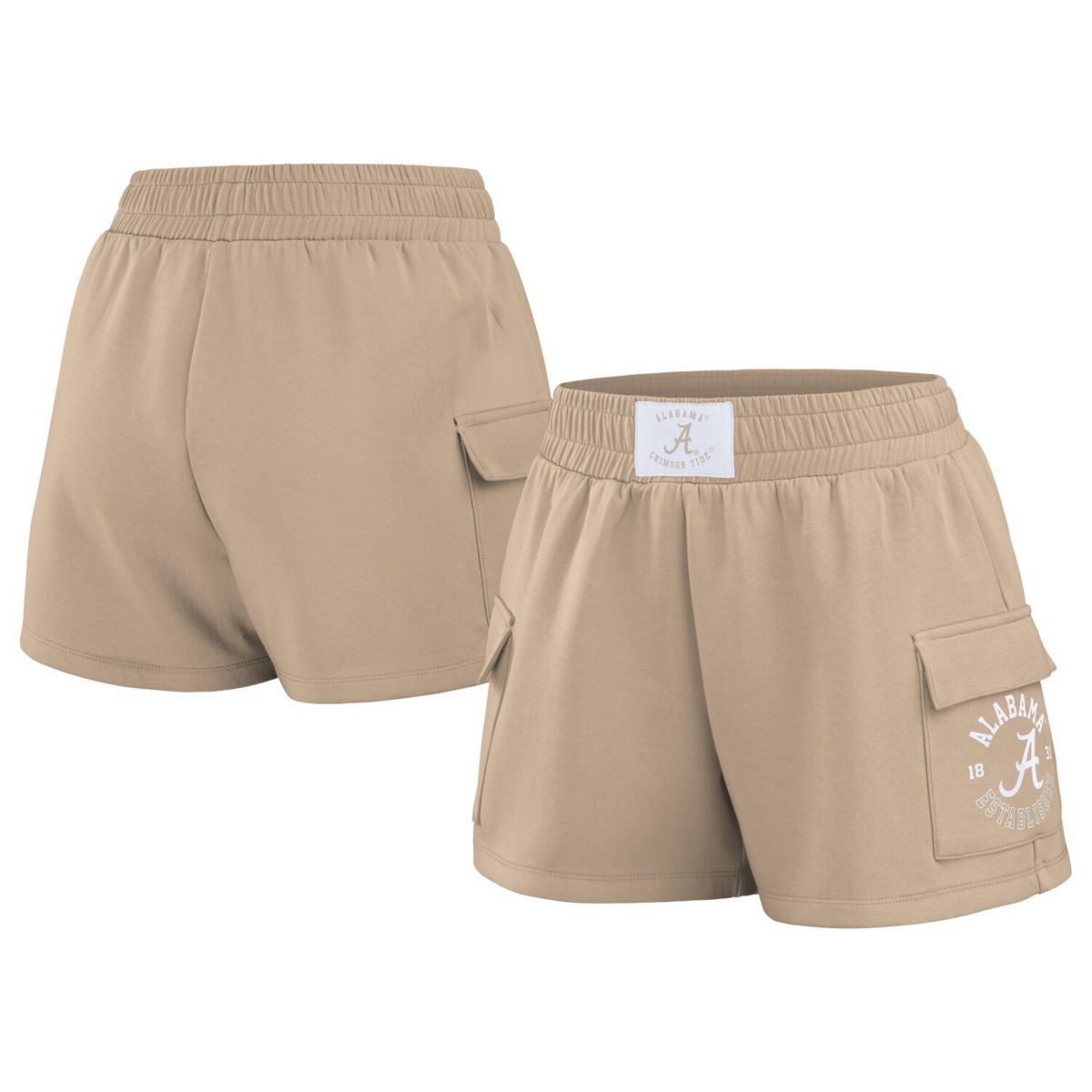 Women's WEAR by Erin Andrews Tan Alabama Crimson Tide Neutral Shorts WEAR by Erin Andrews