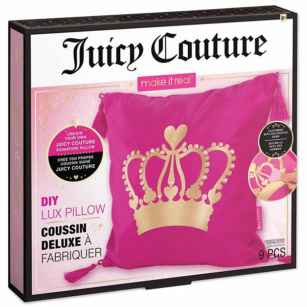 Make It Real Juicy Couture Create Your Own Juicy Couture Signature DIY Lux Pillow Kit Make It Real