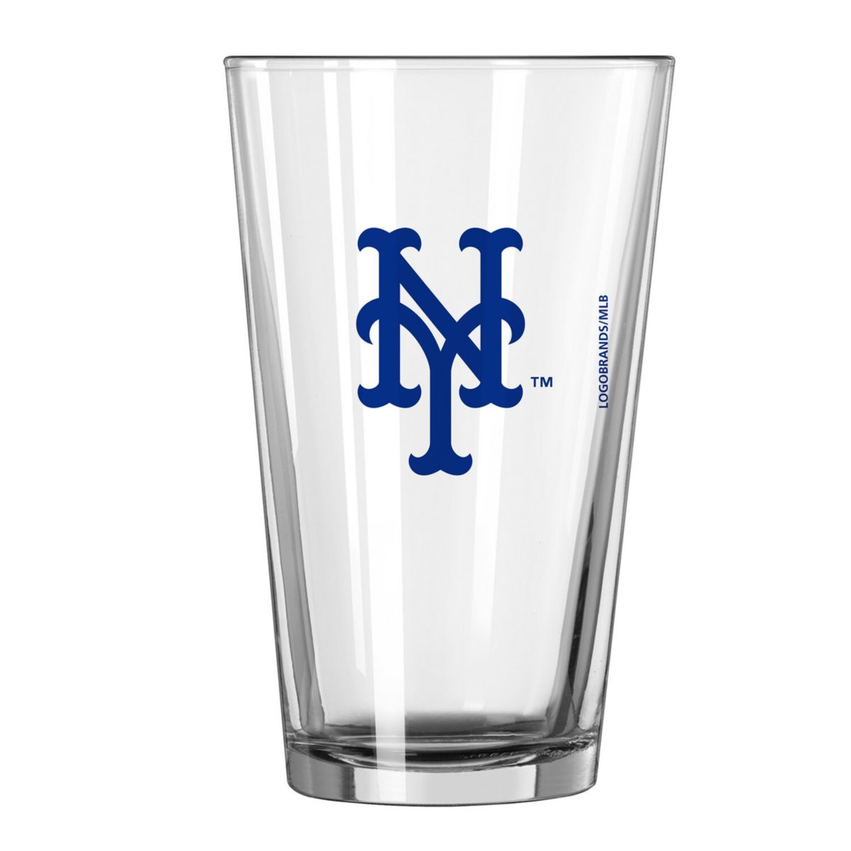 New York Mets 16oz. Team Wordmark Game Day Pint Glass Unbranded