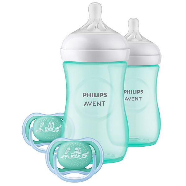 Philips Avent Natural Anti-Colic Infant Baby Bottle with Natural Response Nipple Baby Gift Set Avent