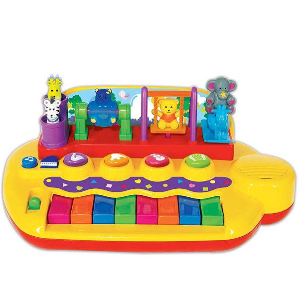 Kiddieland Playful Pals Dancing Animal Pals Battery Operated Piano Kiddieland