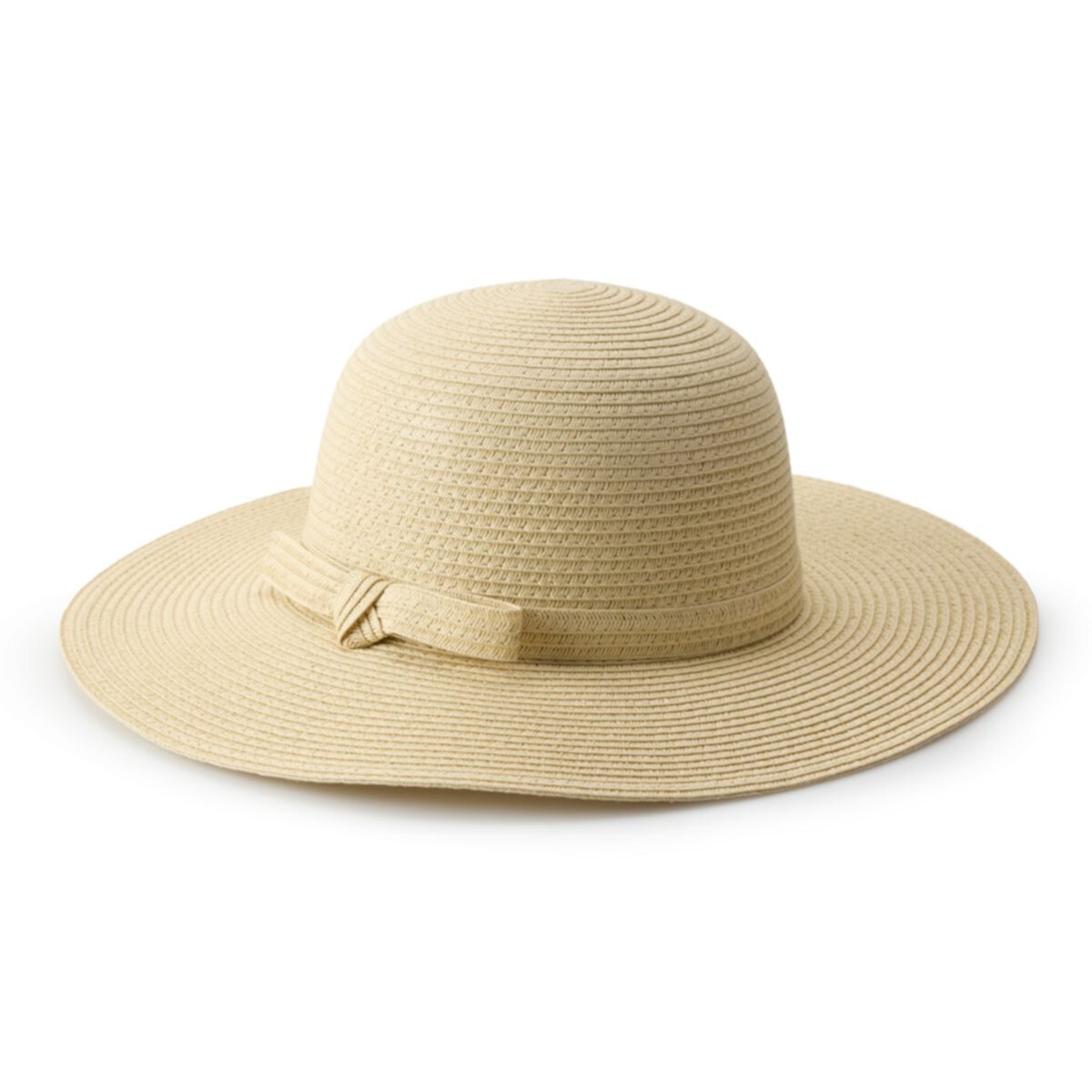 Women's Sonoma Goods For Life® Tie Knot Straw Floppy Hat SONOMA