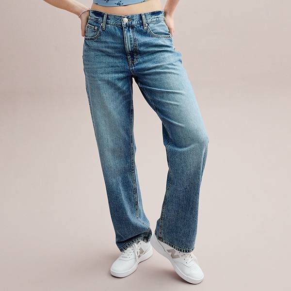 Детские Джинсы с высокой талией AEROPOSTALE Baggy Aeropostale