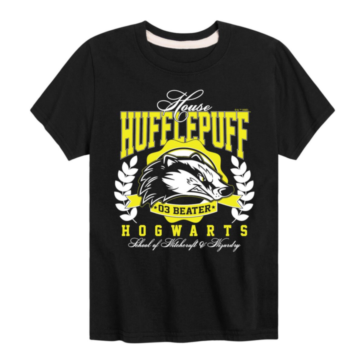 Джерси Harry Potter Для мальчиков Hufflepuff Collegiate Graphic Tee Harry Potter