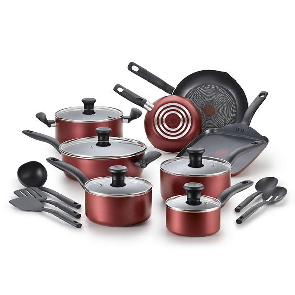 T-Fal 18-Piece Nonstick Cookware Set T-Fal