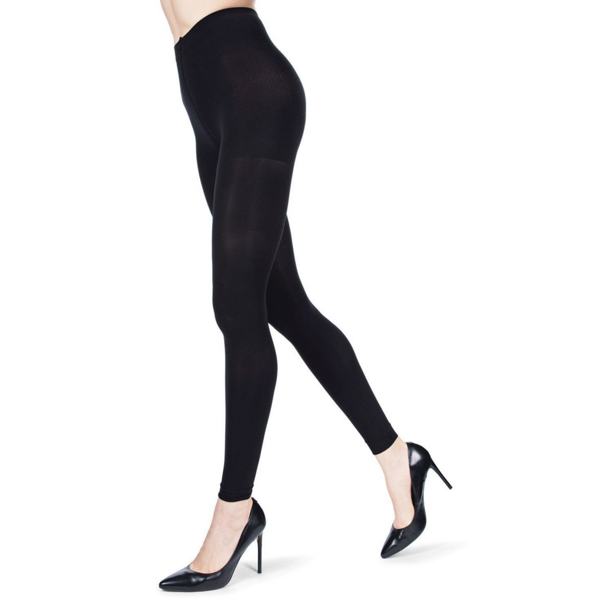 90 Denier Control Top Footless Tights MEMOI