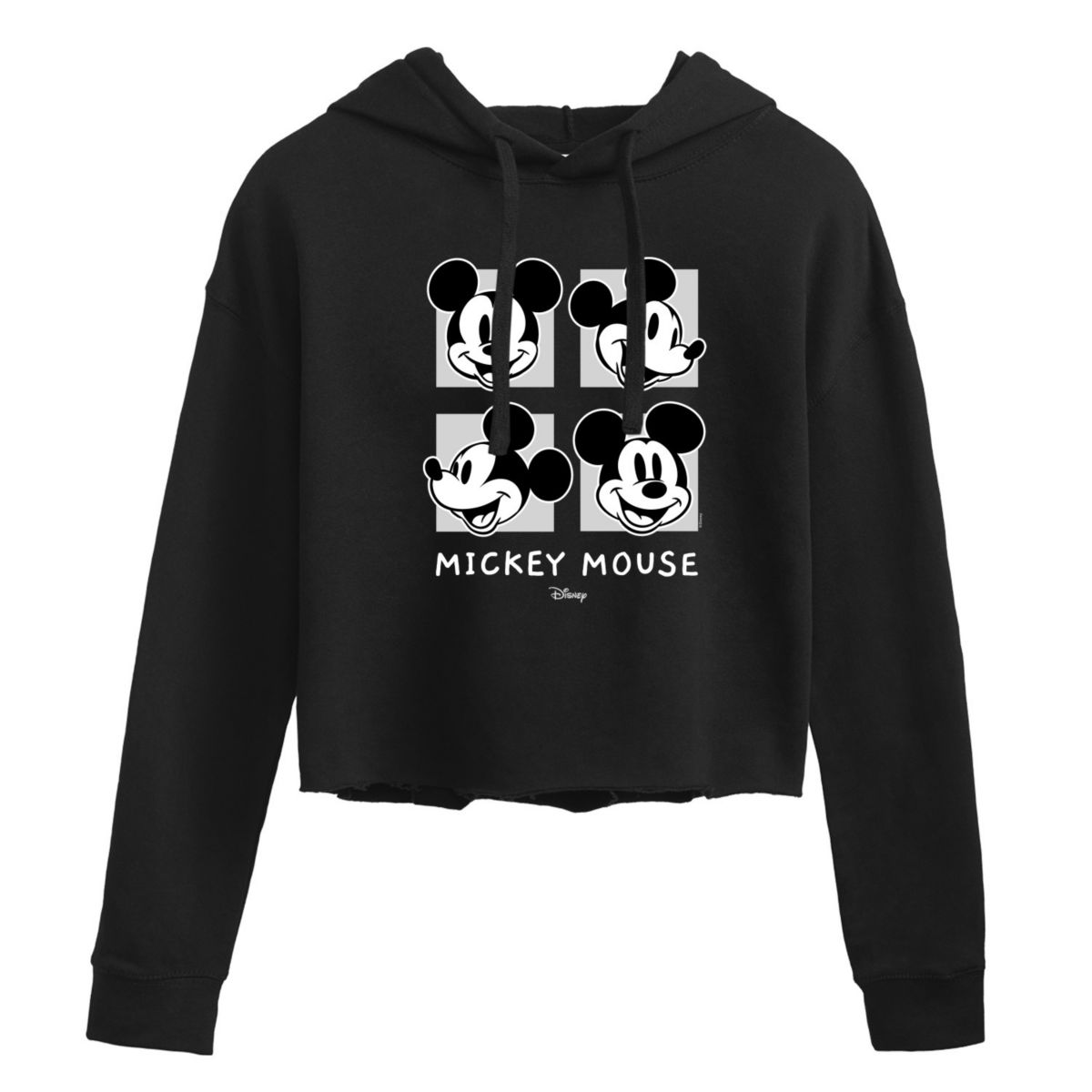 Disney's Mickey Mouse Juniors' Cropped Hoodie Disney