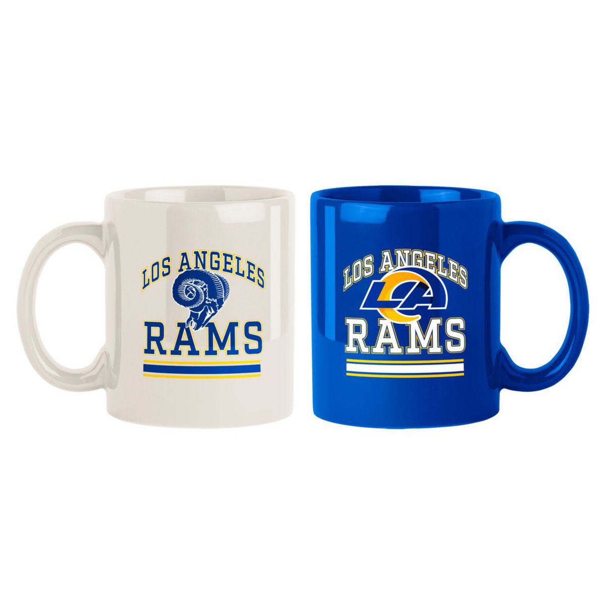 Los Angeles Rams 2-Pack 15oz. Color Mug Set Logo Brand