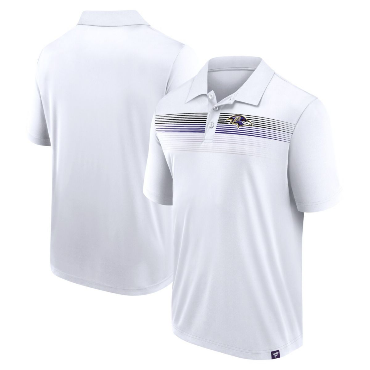 Мужская Футболка Fanatics Branded Белая Baltimore Ravens Big & Tall Sublimated Polo Fanatics Brands - White Label