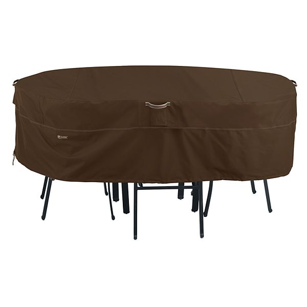 Classic Accessories Madrona X-Large Rectangular/Oval Patio Table & Chair Set Cover Classic Accessories