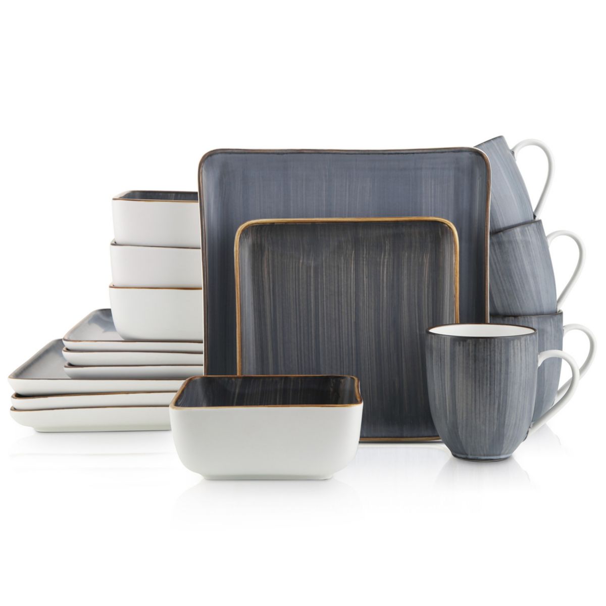 Stone + Lain Esmeralda Porcelain 16-pc. Dinnerware Set Stone + Lain