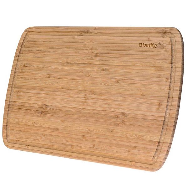 Large Wood Cutting Board for Kitchen - Butcher Block, Wooden Chopping Board, Serving Tray Blauke