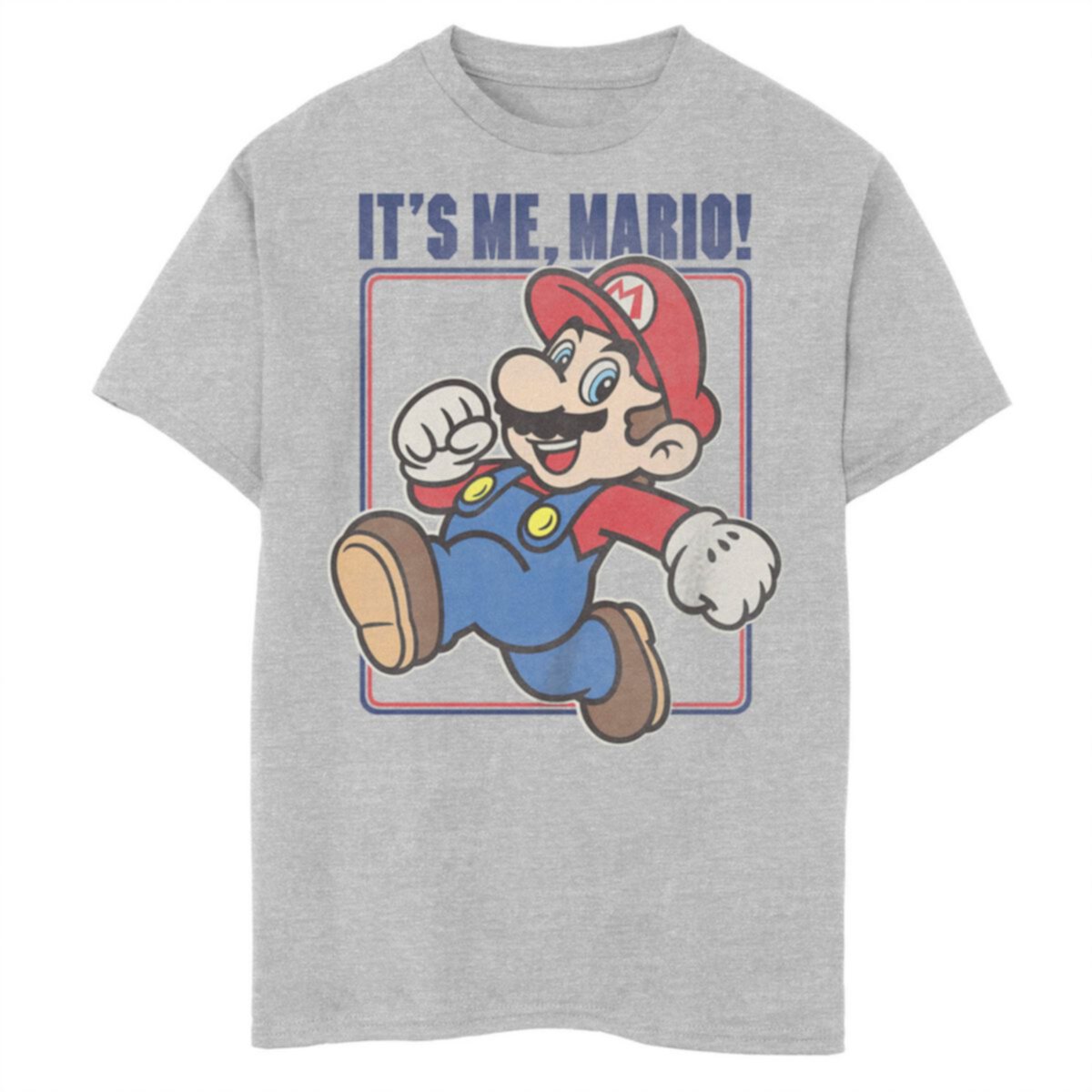 Джерси Licensed Character Для мальчиков It's Me Mario Portrait Graphic Tee Licensed Character