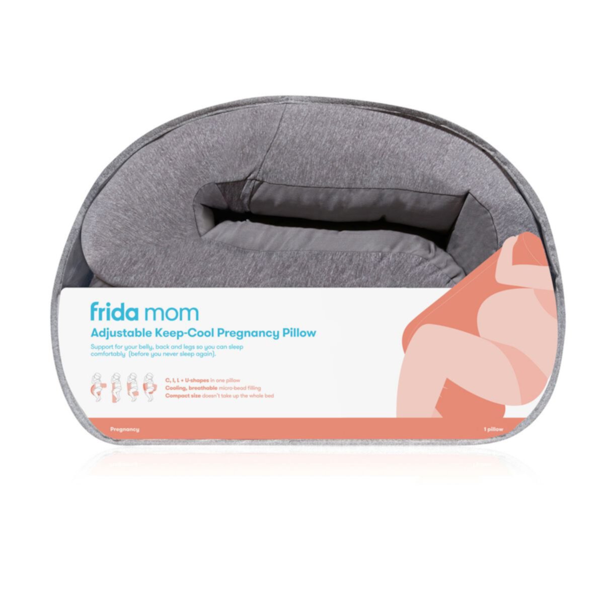 Fridababy Frida Mom Adjustable Keep-Cool Pregnancy Pillow Fridababy