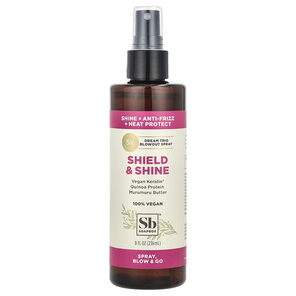 Shield & Shine, Dream Trio Blowout Spray, 8 fl oz (236 ml) Soapbox