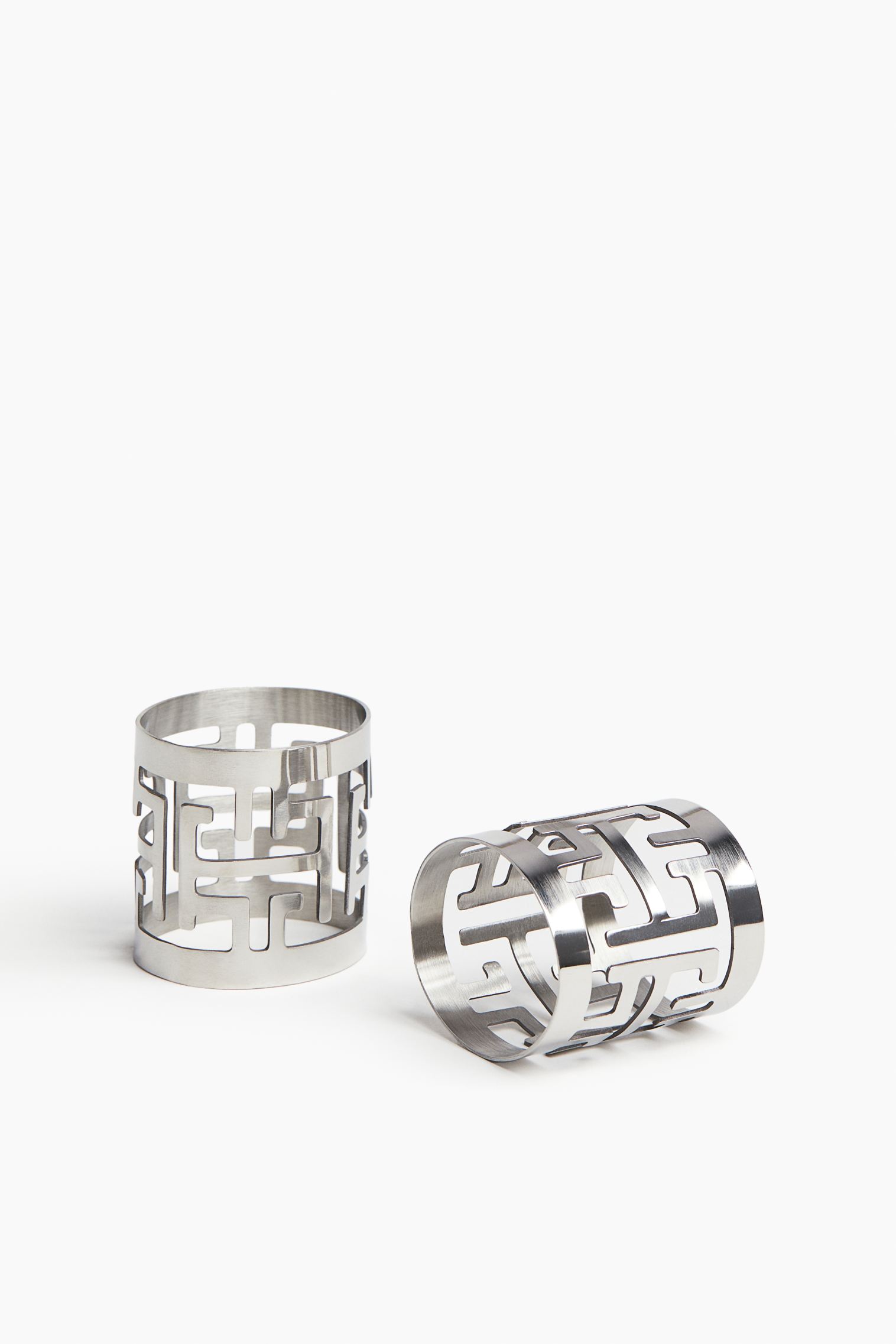 2-pack Metal Napkin Rings H&M