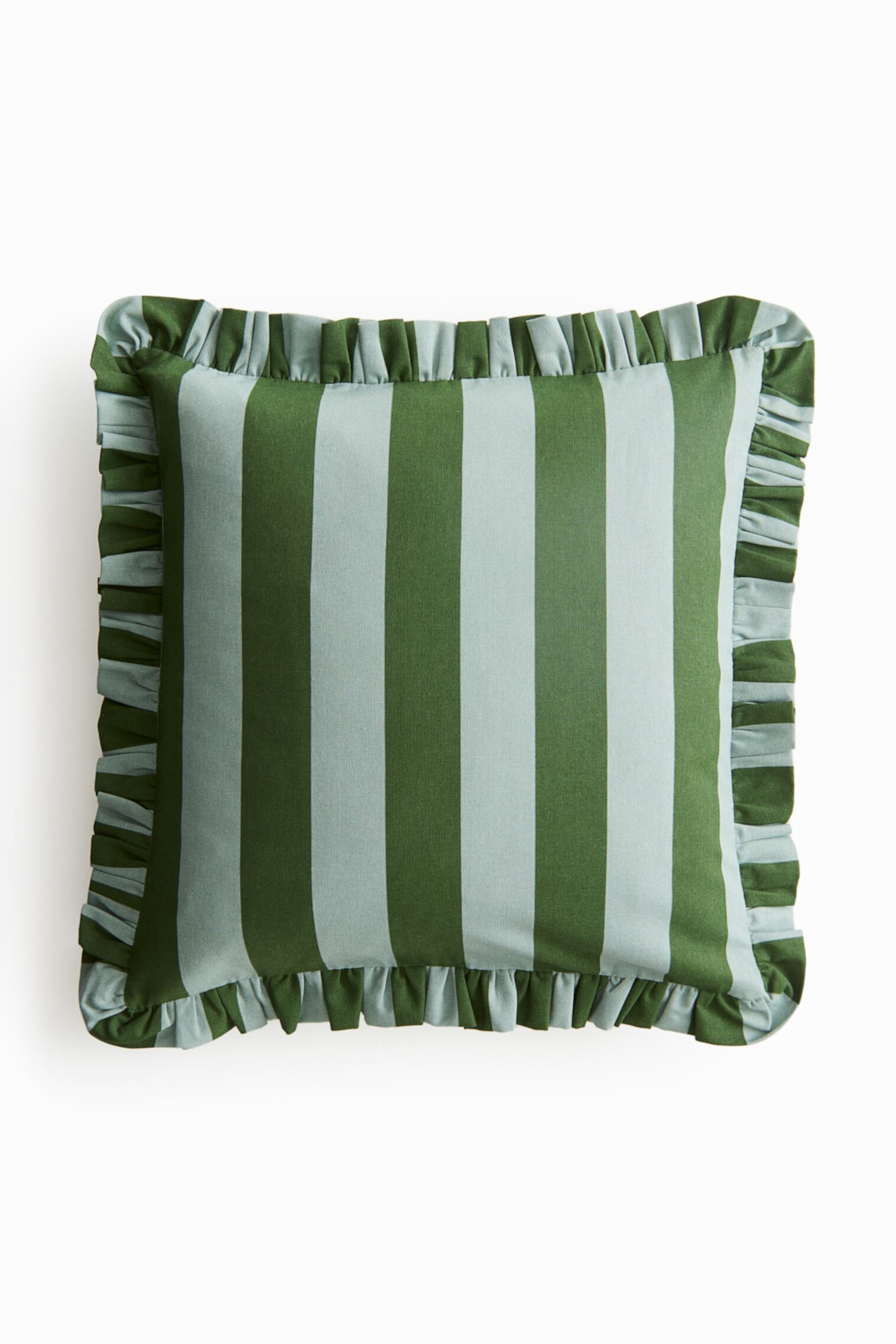 Ruffle-trimmed Cushion Cover H&M