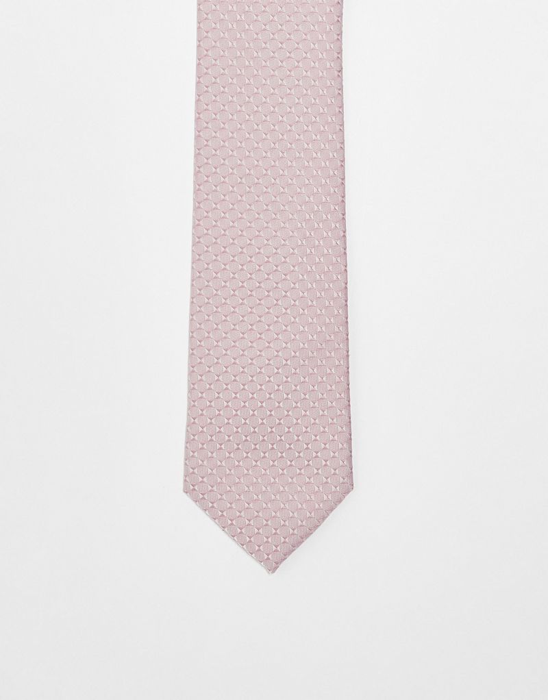 ASOS DESIGN tie in blush ASOS DESIGN