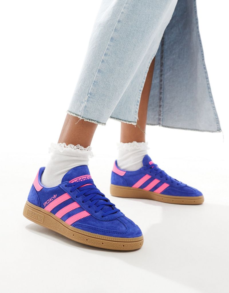 adidas Originals Handball Spezial sneakers in blue and pink Adidas