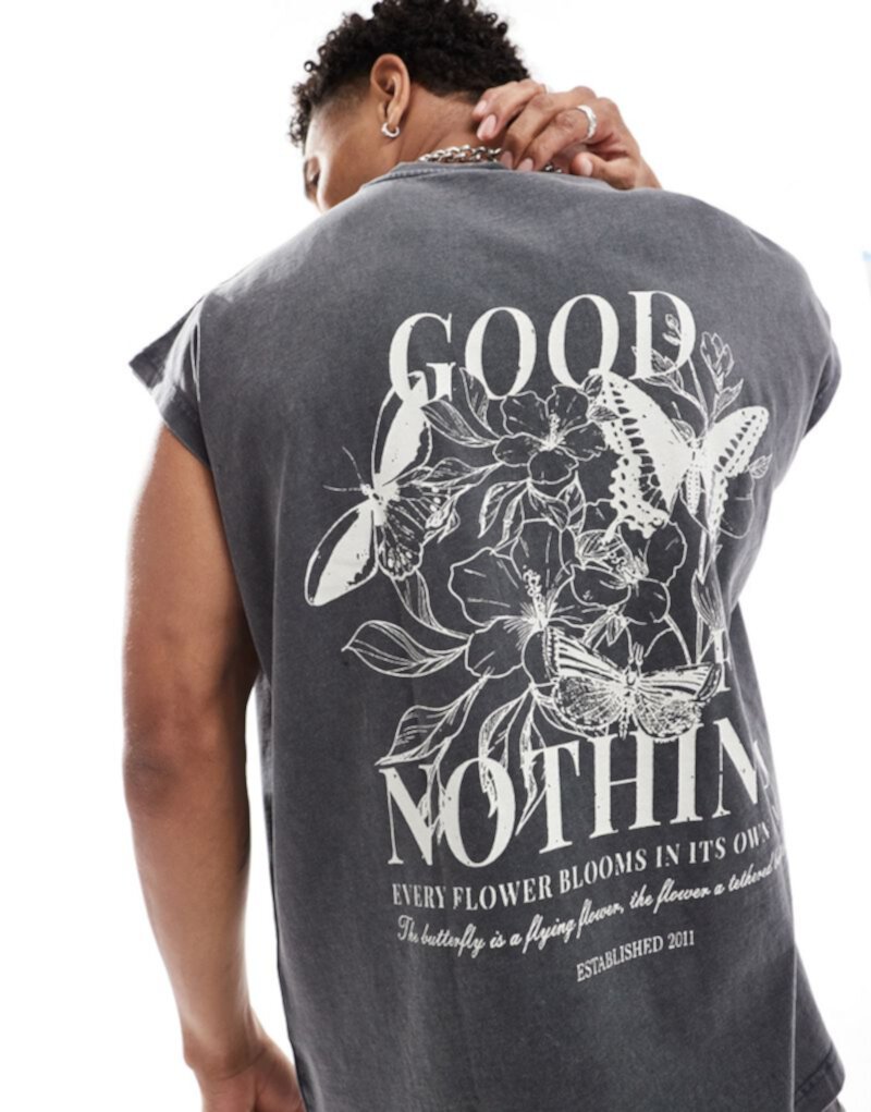 Мужская Майка Good For Nothing Graphic Back Washed Good For Nothing