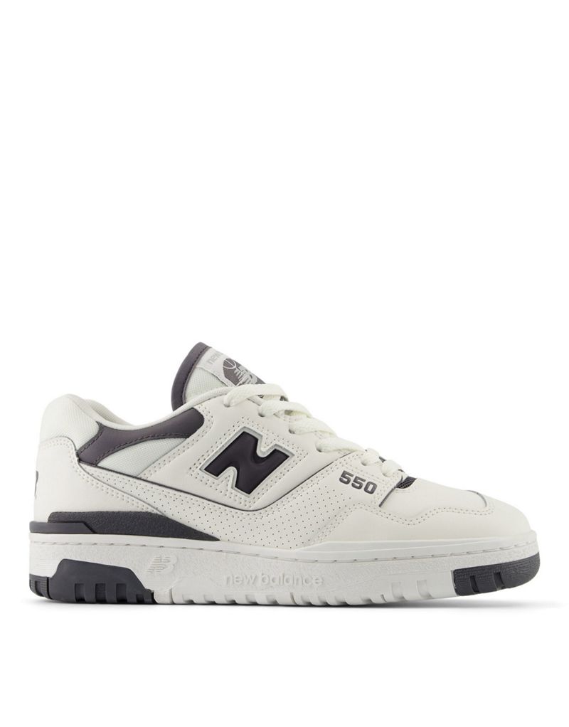 New Balance 550 sneakers in cream with gray details New Balance