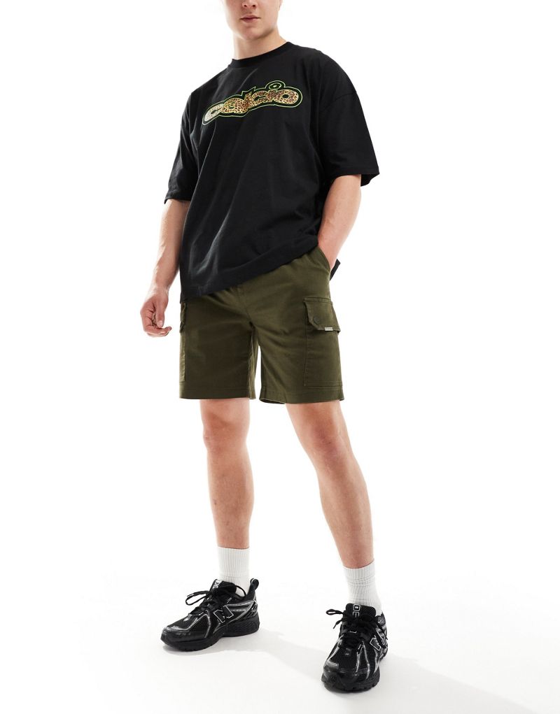 Sixth June cargo shorts in khaki Sixth June