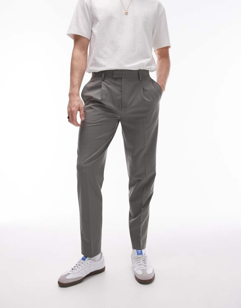 Мужские Брюки для костюма Topman tapered TOPMAN