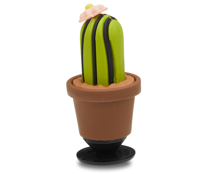 3D Cactus with Flower Crocs