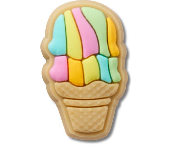 Rainbow Ice Cream Cone Crocs