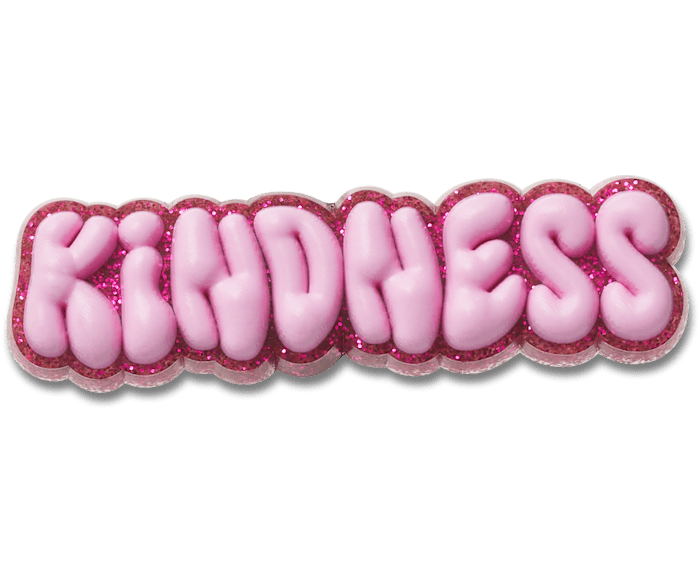 Pink Kindness Crocs