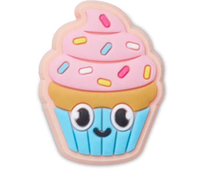 Cupcake with Smile Crocs