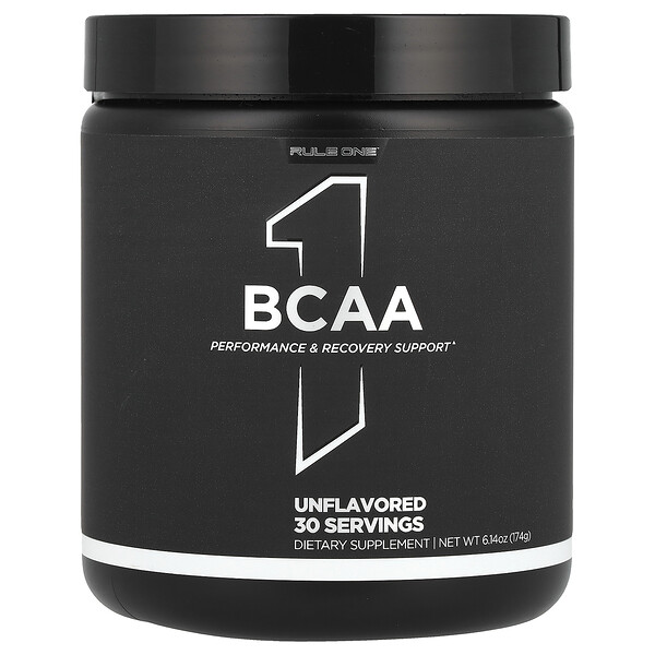 BCAA, Unflavored , 6.14 oz (174 g) Rule One Proteins
