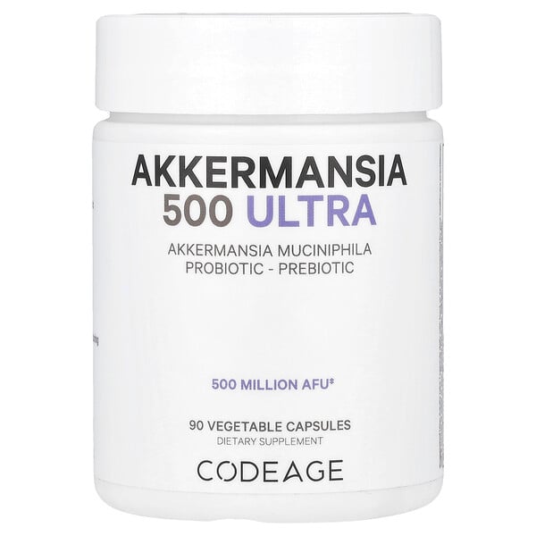 Akkermansia 500 Ultra, 90 Vegetable Capsules Codeage
