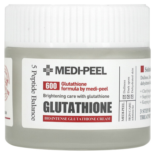 Glutathione, Bio-Intense Glutathione White Cream, 1.76 oz (50 g) Medi-Peel