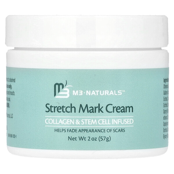 Средства от растяжек M3 Naturals Stretch Mark Cream, 2 oz (57 г) M3 Naturals