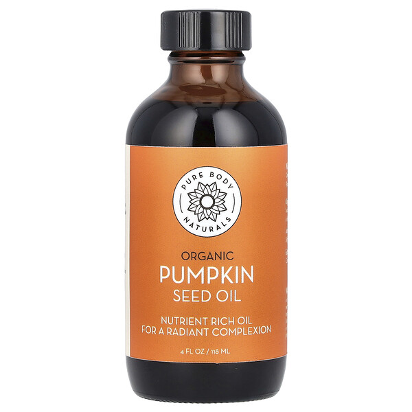 Organic Pumpkin Seed Oil, 4 fl oz (118 ml) Pure Body Naturals