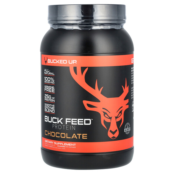 Buck Feed, Protein, Chocolate, 36.37 oz (1,031 g) Bucked Up