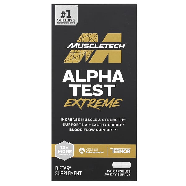 AlphaTest™ Extreme, 150 Capsules Muscletech