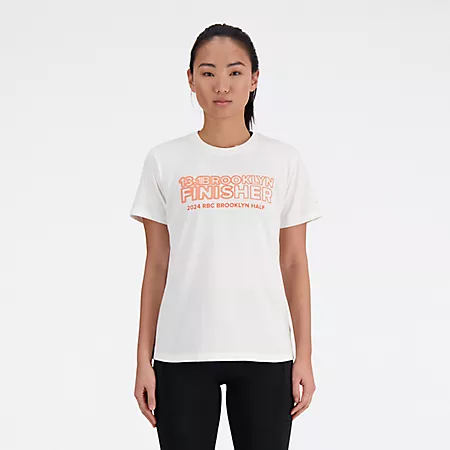 Женская Спортивная одежда New Balance RBC Brooklyn Half Finisher T-Shirt New Balance