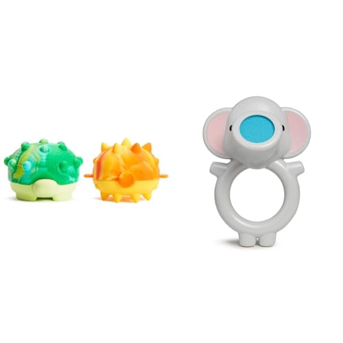 Munchkin® Pop Squish™ Mold Free Popping Baby Bath Toy, Squeezable Sensory Fidget Toy, Starfish Munchkin