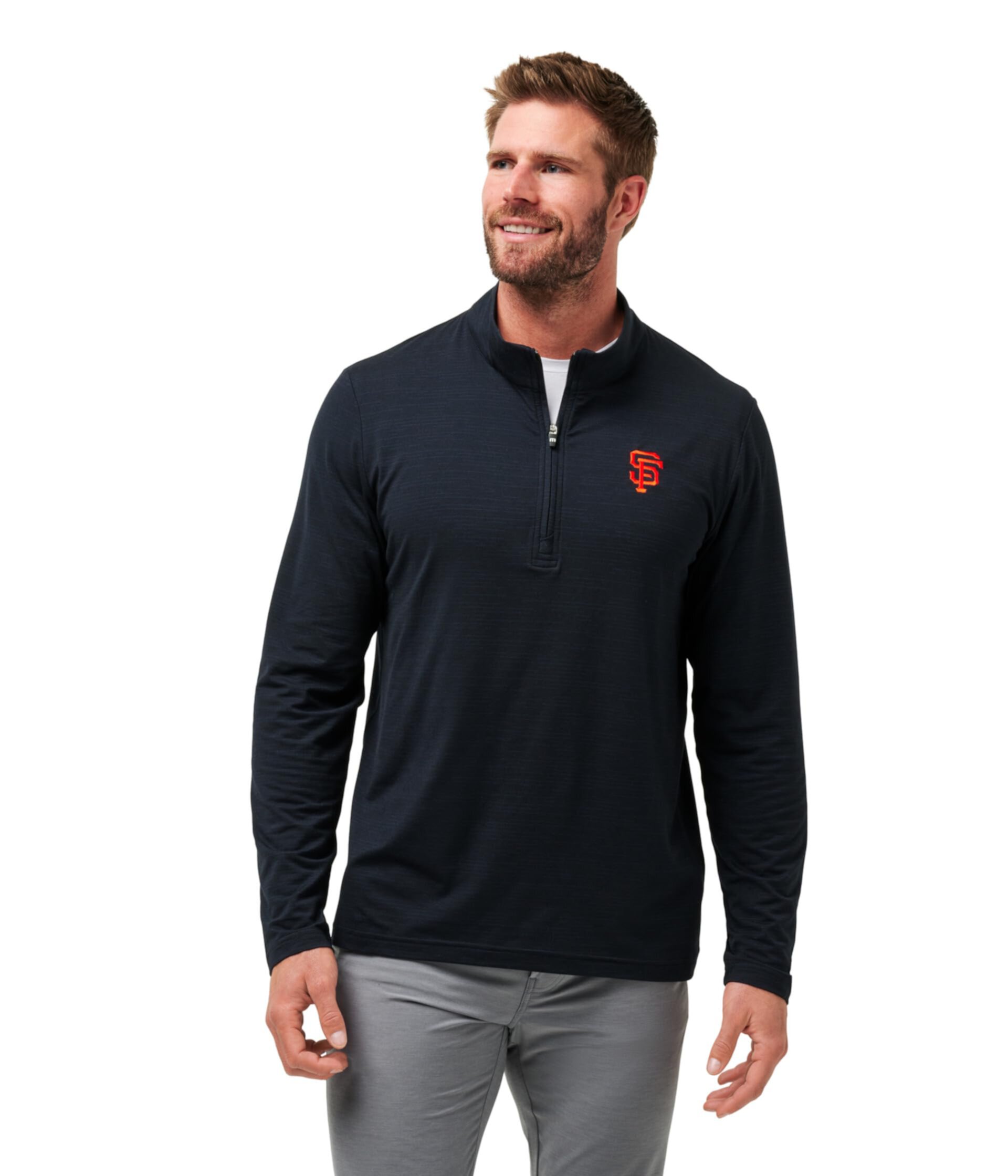 San Fransisco Giants The Heater 1/4 Zip TRAVIS MATHEW