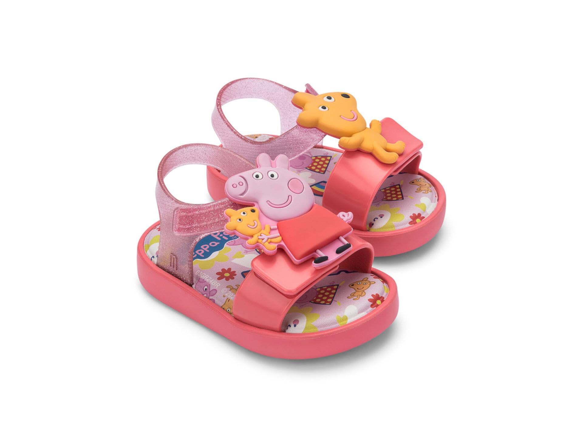 Детские сандалии Mini Melissa Mini Jump + Peppa Pig BB Mini Melissa