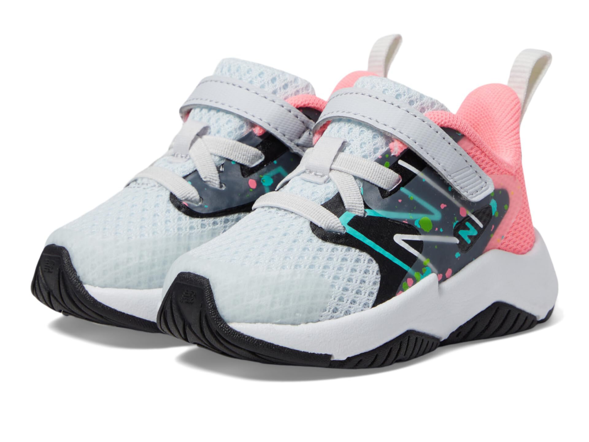 Детские Кроссовки и Кеды New Balance Kids Rave Run v2 Bungee Lace с Верхним Ремешком (для малышей) New Balance Kids