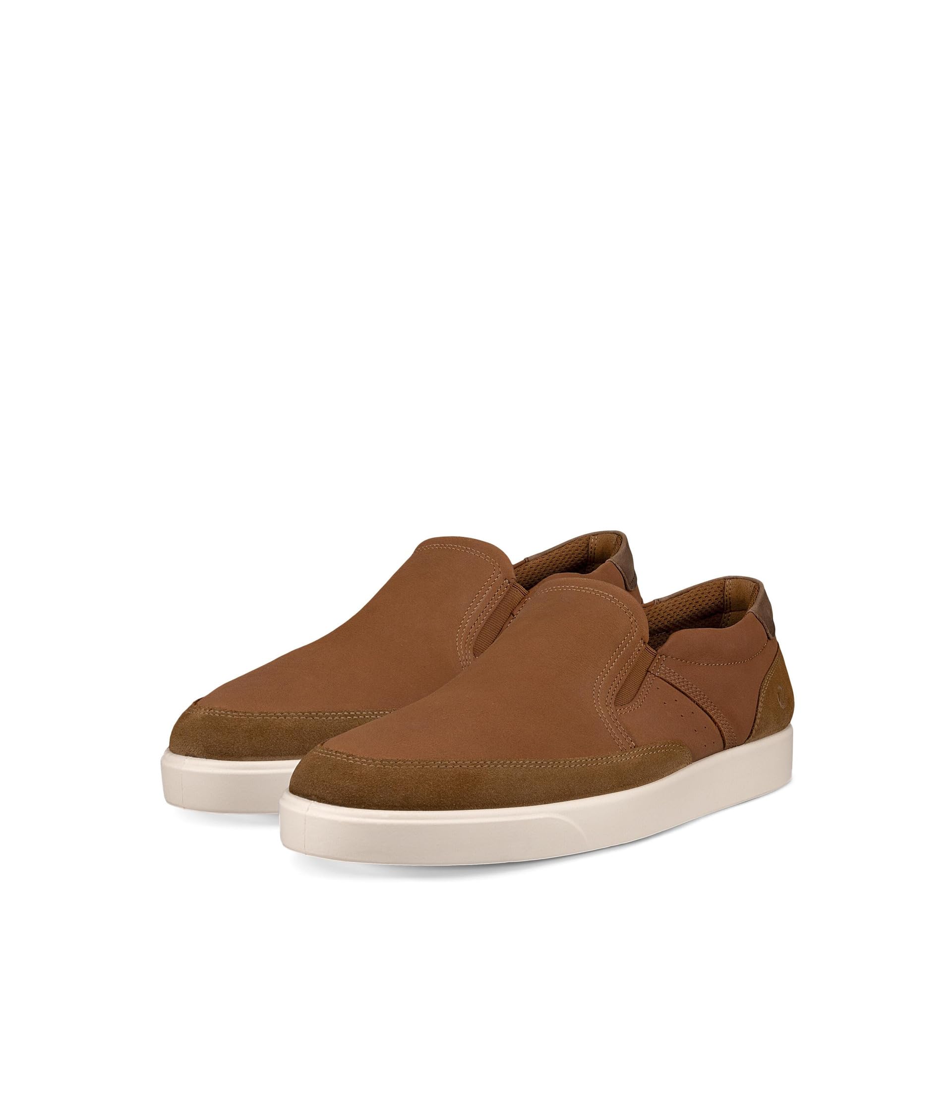 Мужские кроссовки Ecco Street Lite Slip On с кожаным верхом и легкой подошвой для повседневной носки Ecco