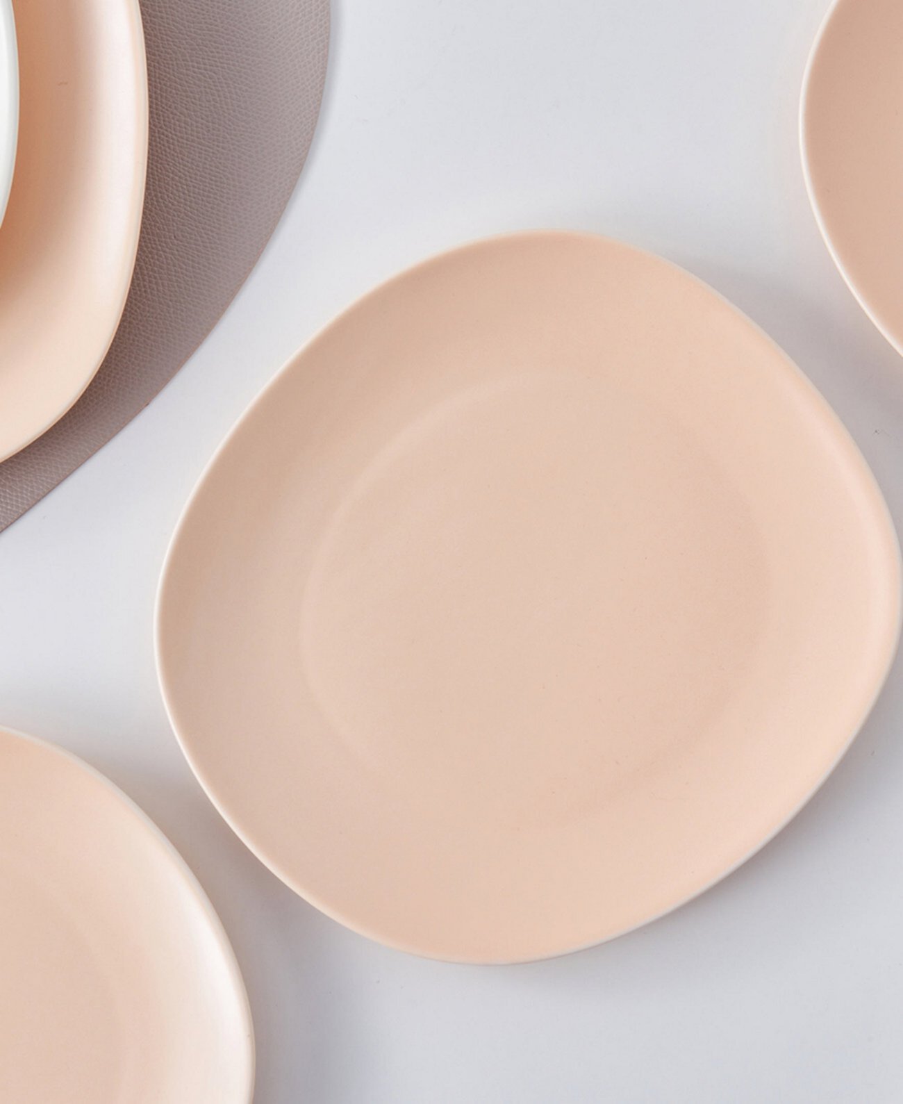 Delilah Porcelain Salad Plates, Set of 6 Stone Lain