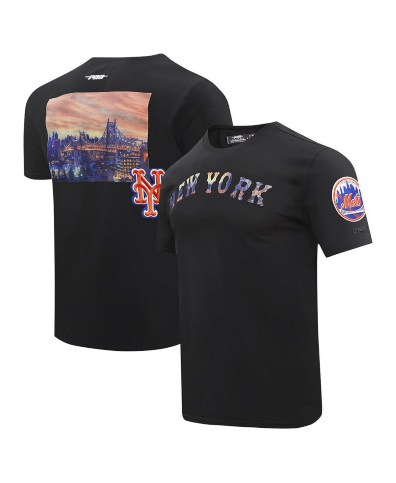 Men's Black New York Mets Cityscape T-Shirt Pro Standard