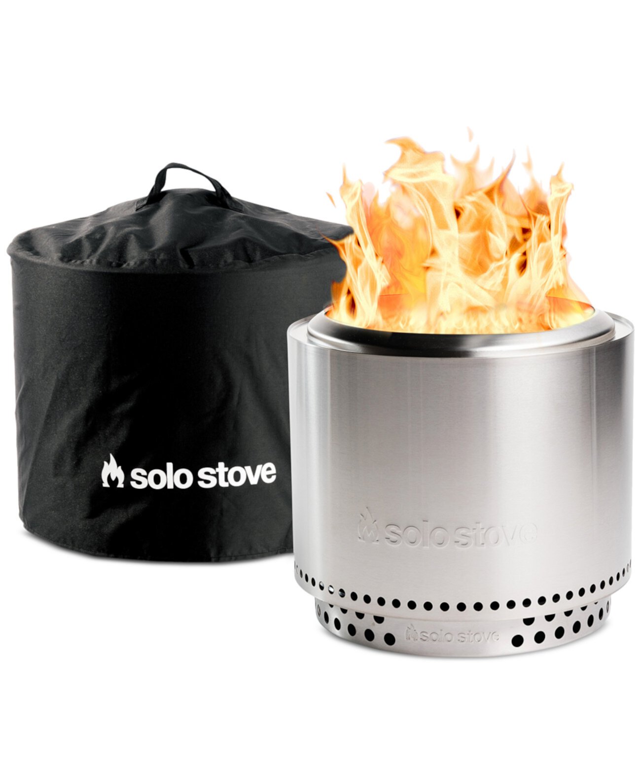 Stainless Steel 19.5" Smokeless Fire Pit Solo Stove