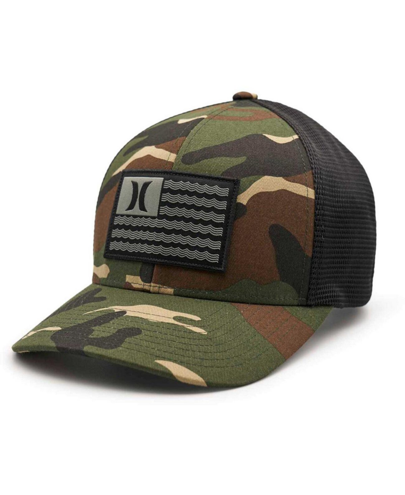 Бейсболка Hurley Men's Camo Icon Flag Trucker Flex Hat Hurley